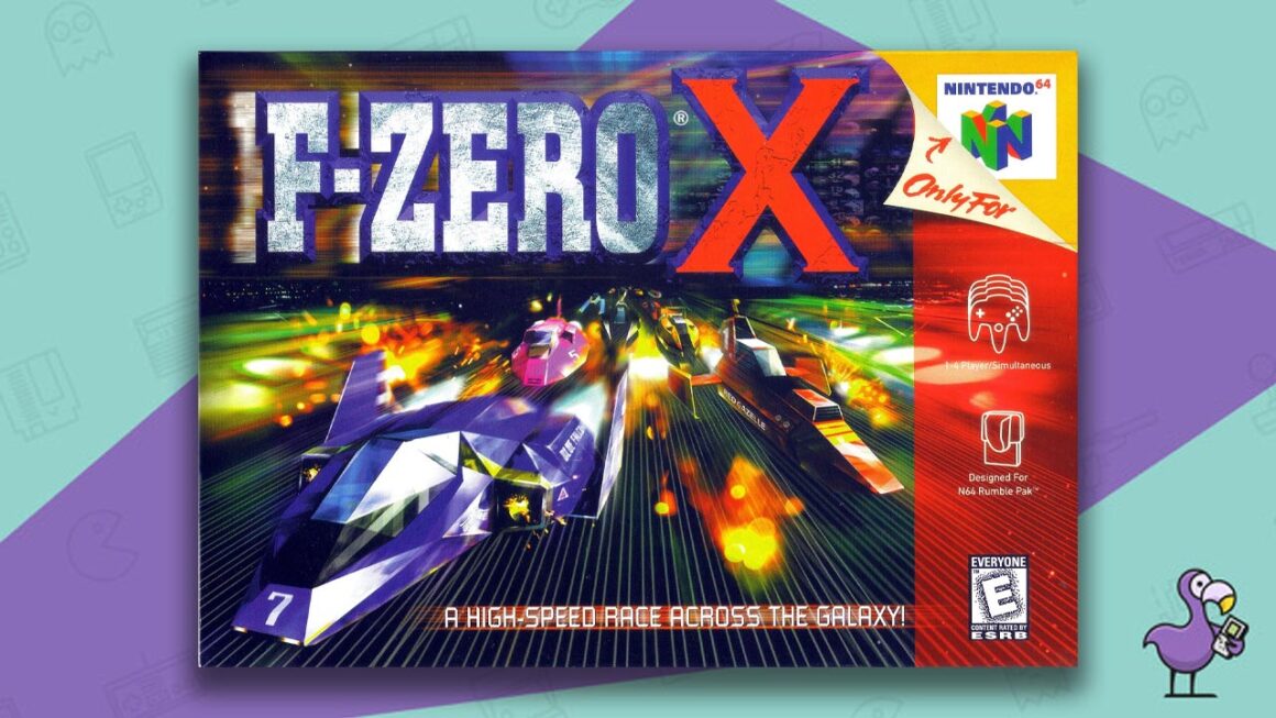 Best N64 Racing Games - F-Zero X game case cover art