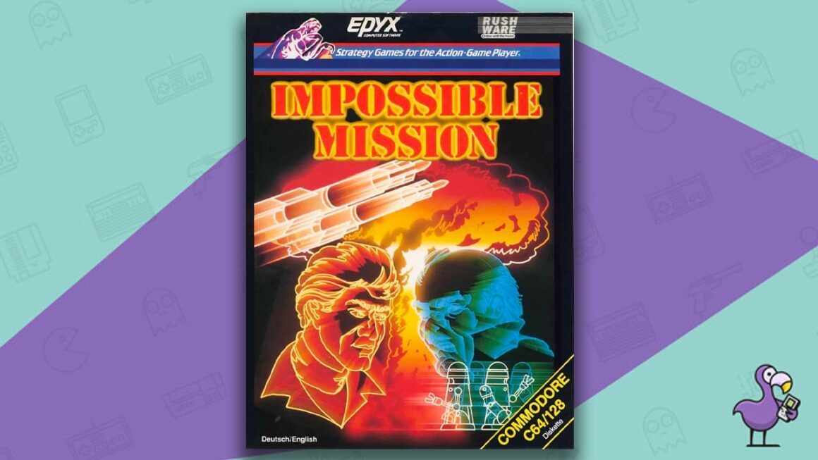 Best Commodore 64 games - Impossible Mission game case cover art