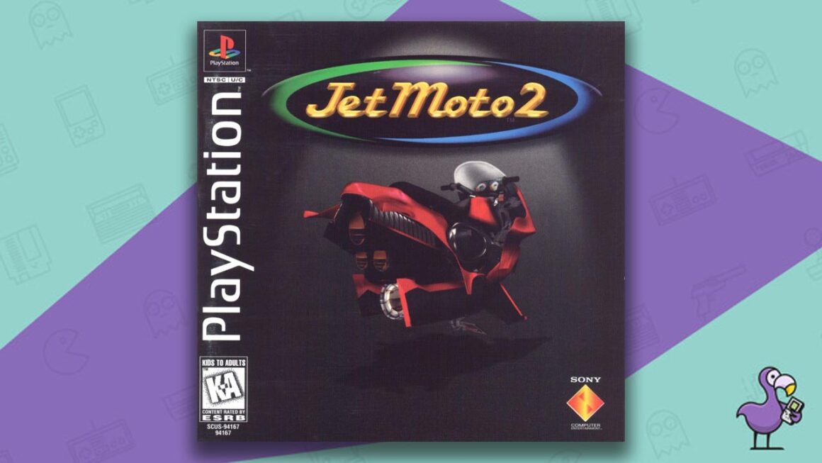 Best PS1 Racing Games - Jet Moto 2 game case cover art