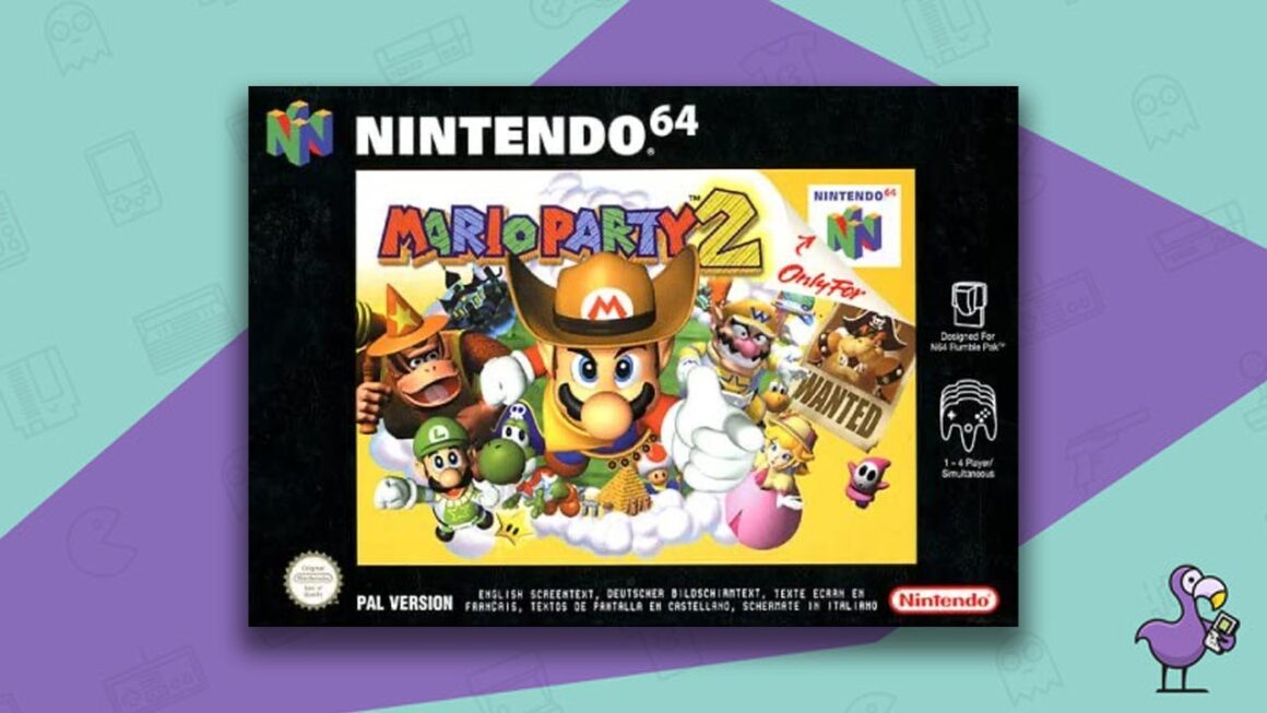 Best Mario Party Games - Mario Party 2 game case cover art