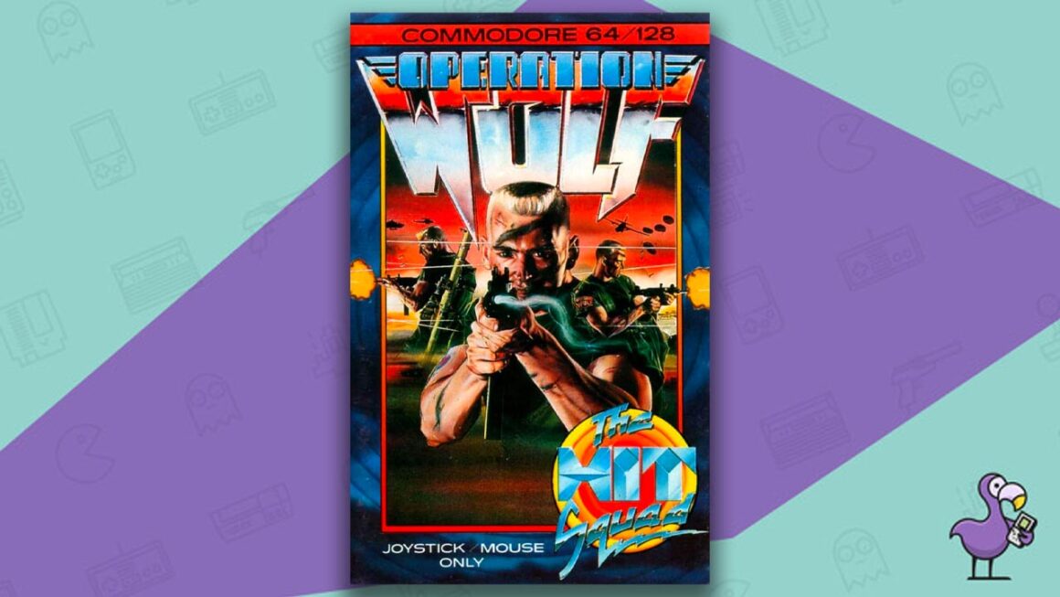 Best Commodore 64 games - Operation Wolf game case cover art
