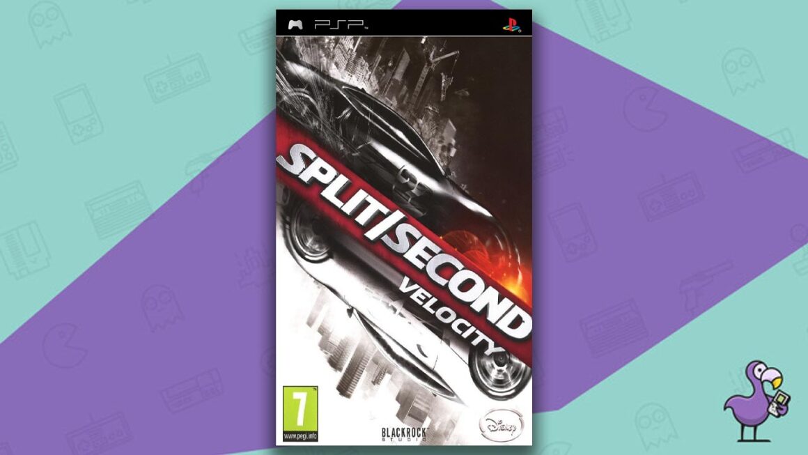 Best PSP racing games - Split/Second Velocity game case cover art
