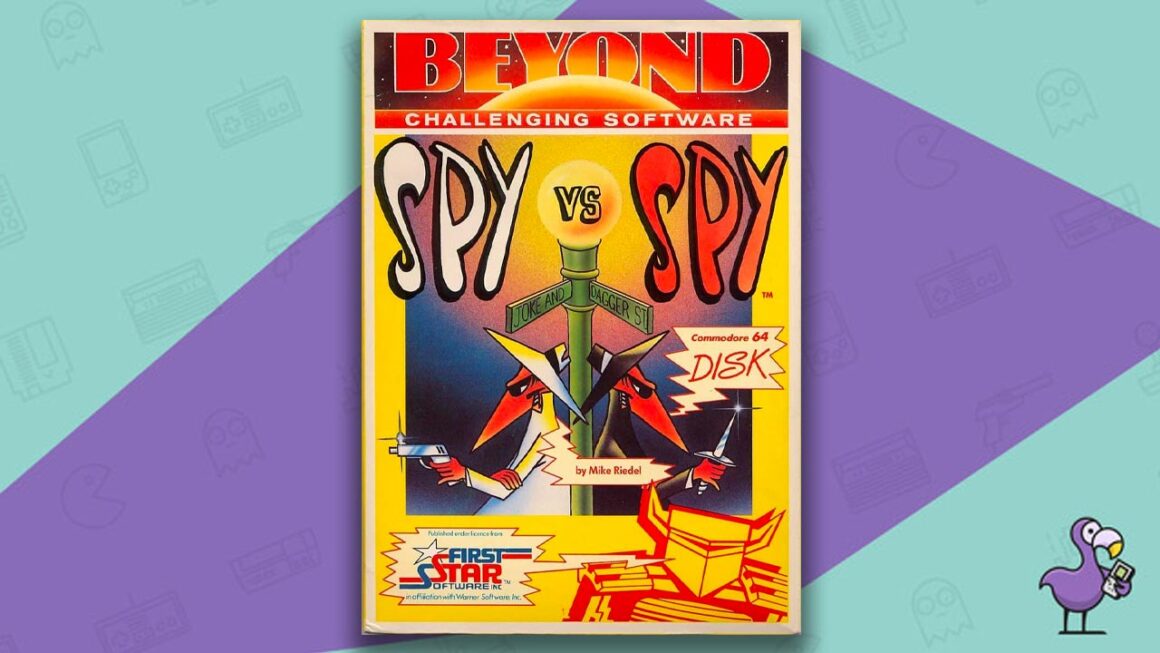 Best Commodore 64 games - Spy vs Spy game case cover art