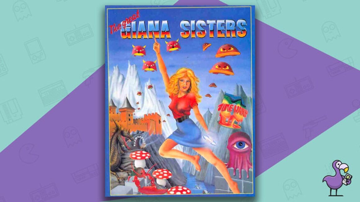 Best Commodore 64 games - The Great Giana Sisters game case cover art