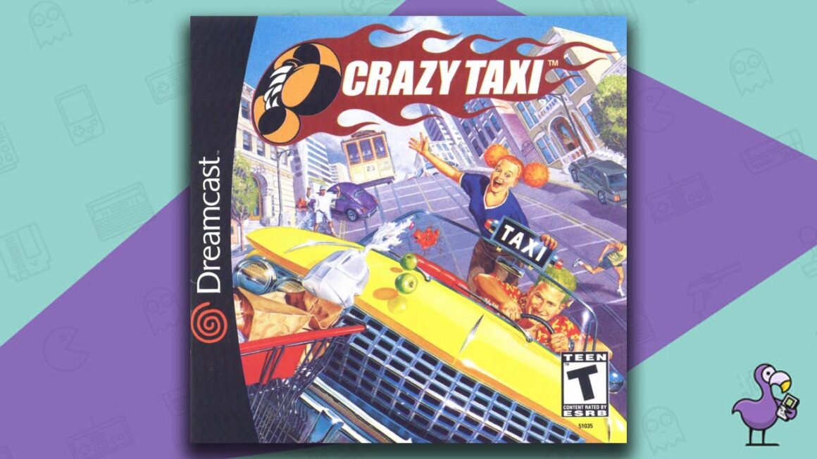Best Dreamcast Racing Games - Crazy Taxi game case cover art