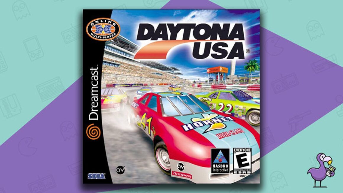 Best Dreamcast Racing Games - Daytona USA game case cover art