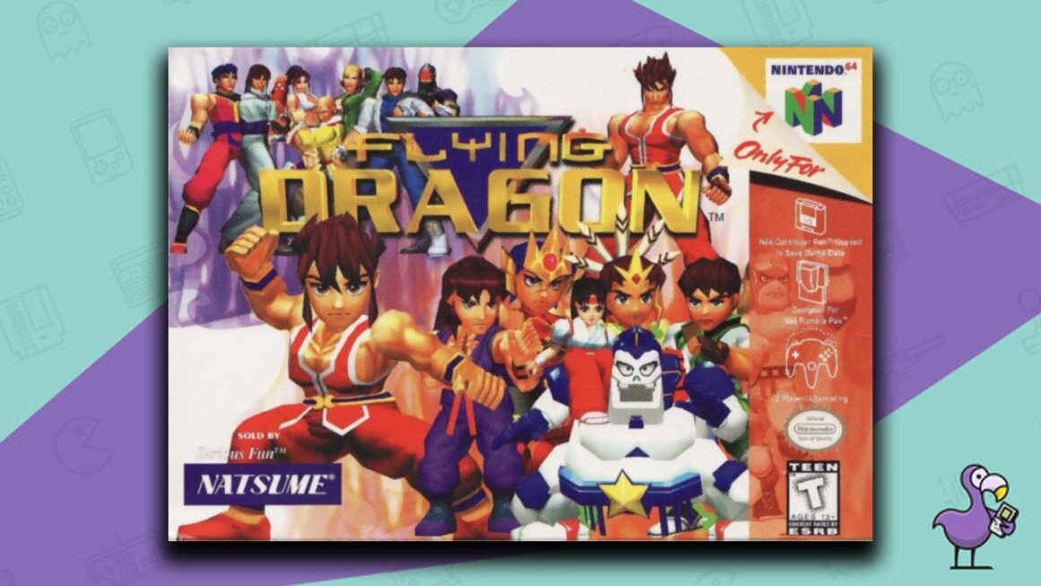 Best N64 RPG Games - Flying Dragon game case cover art