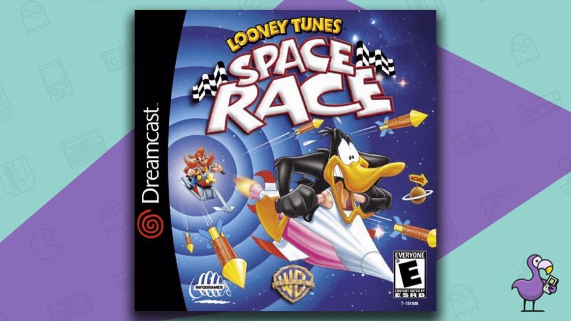 Best Dreamcast Racing Games - Loony Tunes Space Race game case cover art