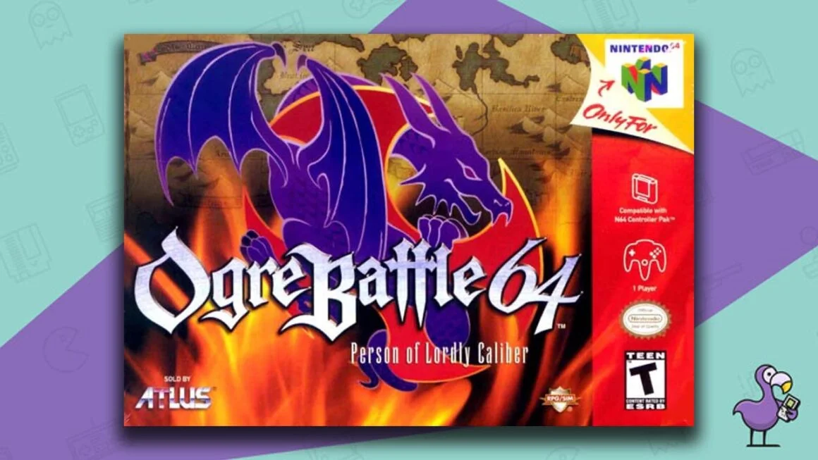 Best N64 RPG Games - Ogre Battle 64: Person of Lordly Caliber game case cover art