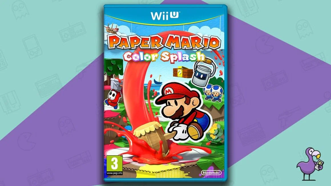 Best Wii U Games - Paper Mario Color Splash game case cover art