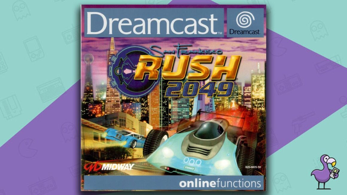 Best Dreamcast Racing Games - San Francisco Rush 2049 game case cover art