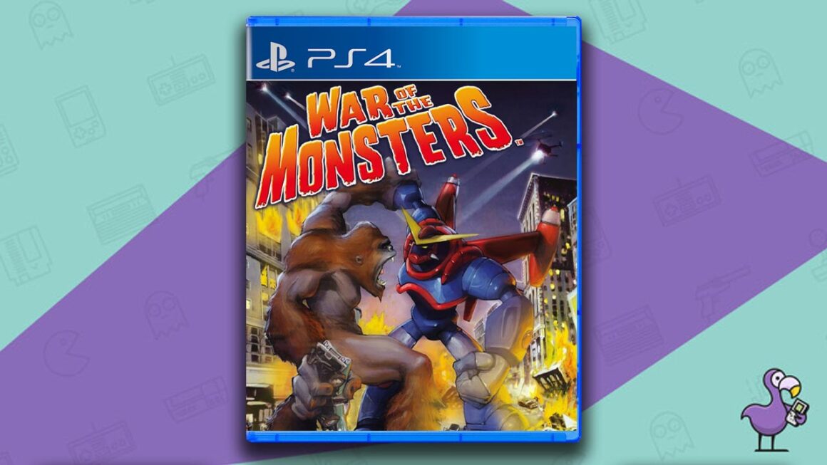 Best PS2 Games on PS4 - War of the Monsters game case cover art
