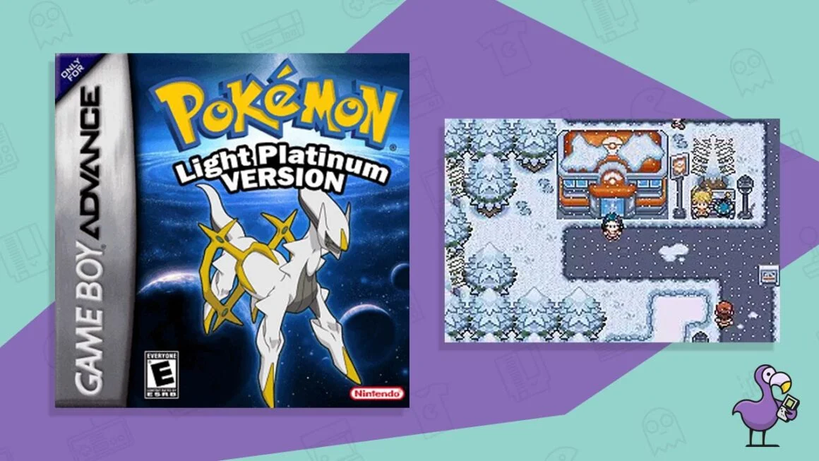 Best Pokemon GBA ROM hacks - Pokemon Light Platinum Version gameplay and cover art