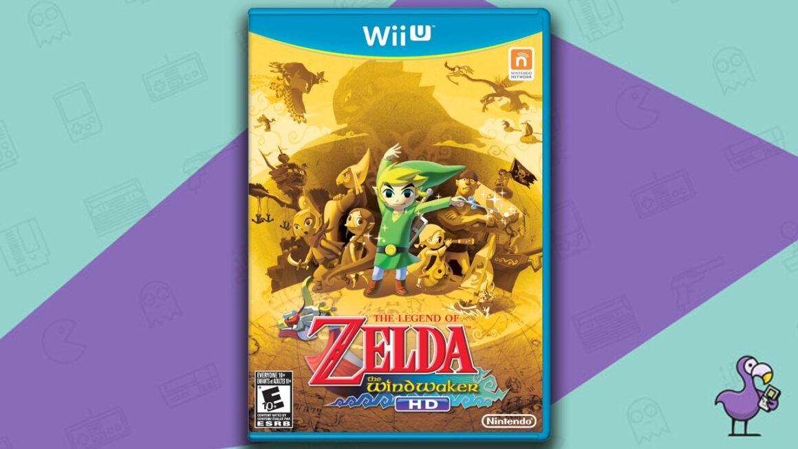 All Legend of Zelda Games in Order - Wind Waker HD game case wii u