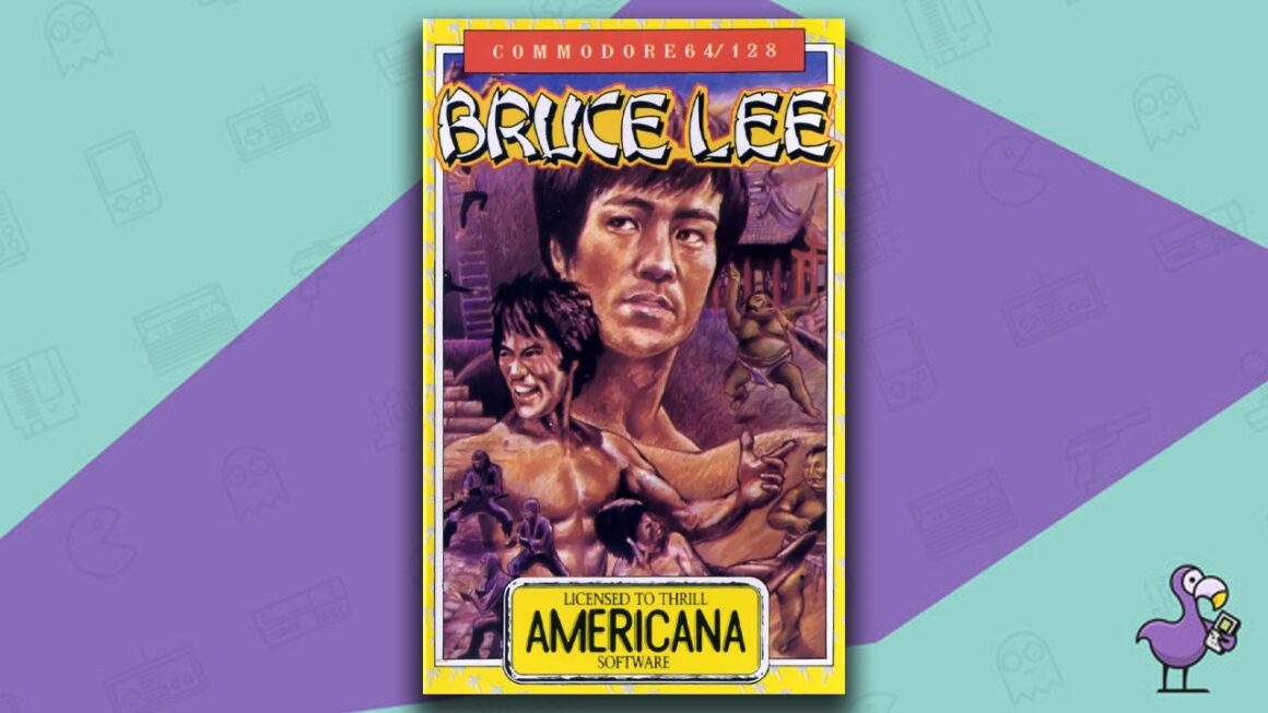 Best Commodore 64 Games - Bruce Lee game case cover art