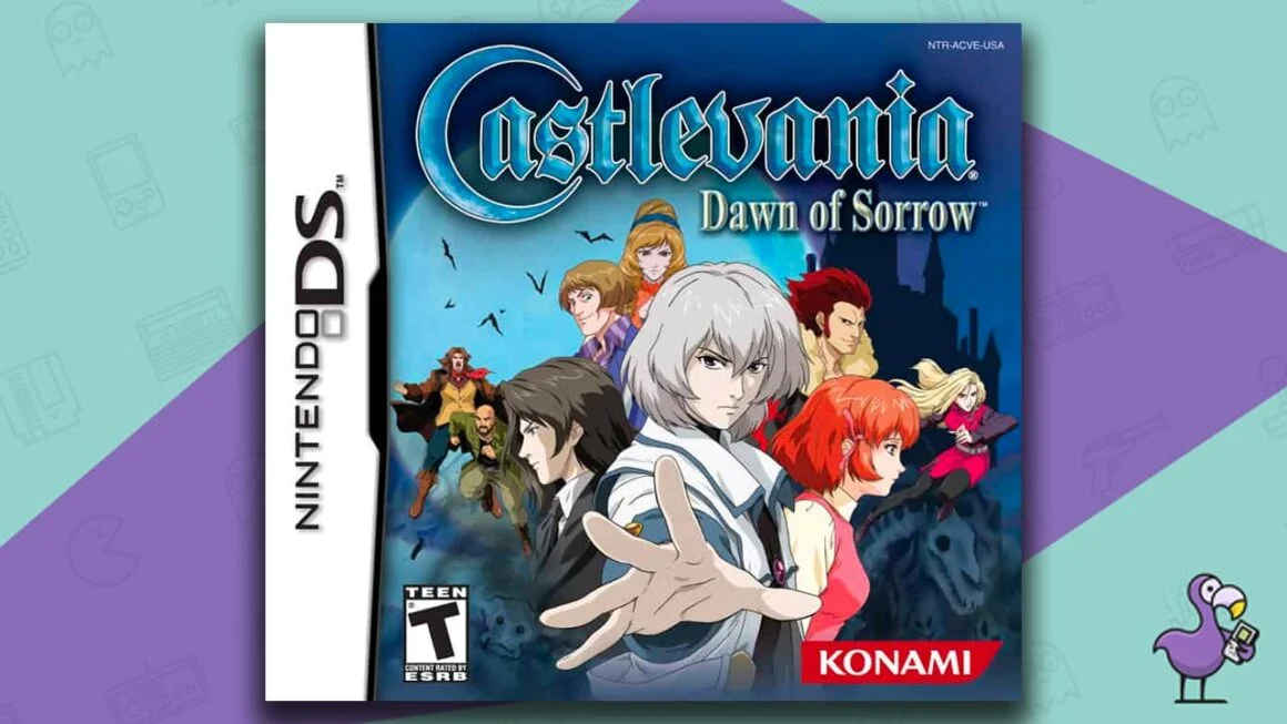 beat castlevania games - Castlevania Dawn of Sorrow game case cover art NES