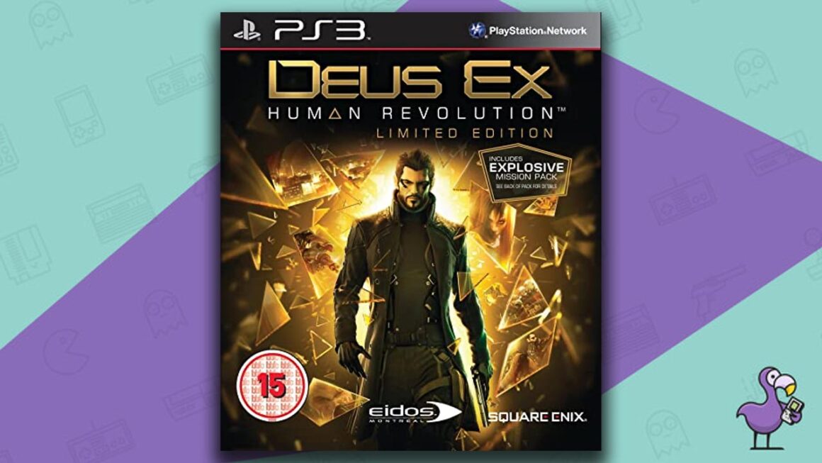 Best PS3 RPG Games - Deus Ex: Human Revolution game case cover art