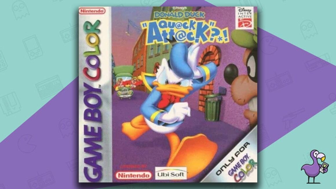 Best Gameboy Color Games - Donald Duck Quack Attack game case cover art