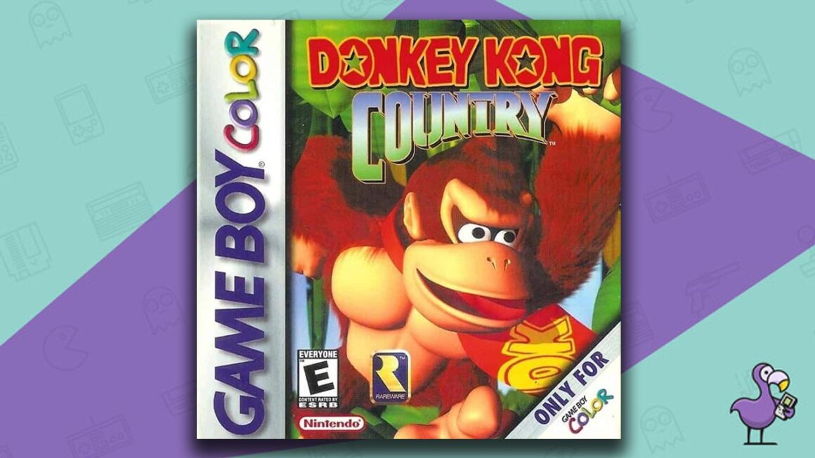 Best Gameboy Color Games - Donkey Kong Country game case cover art 