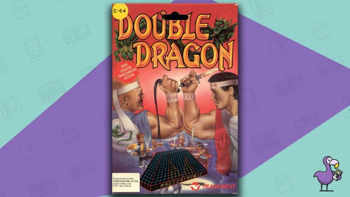 Best Commodore 64 Games - Double Dragon game case cover art
