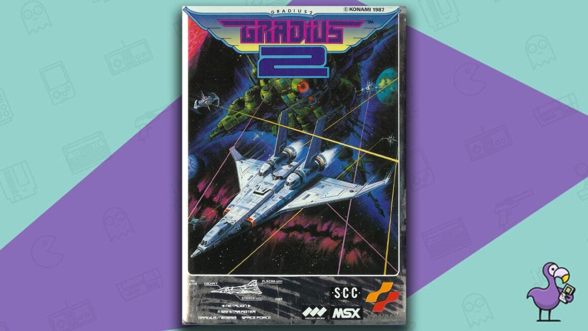 Best MSX Games - Gradius 2 game case cover art