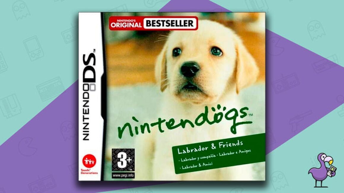 Best Nintendo DS Games - Nintendogs game case cover art