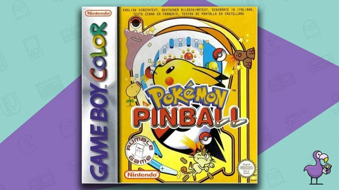 Best Gameboy Color Games - Pokemon Pinball game case cover art