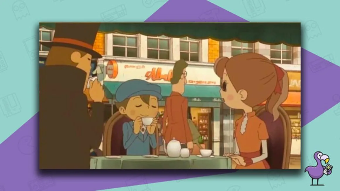 Professor Layton And The Curious Village gameplay