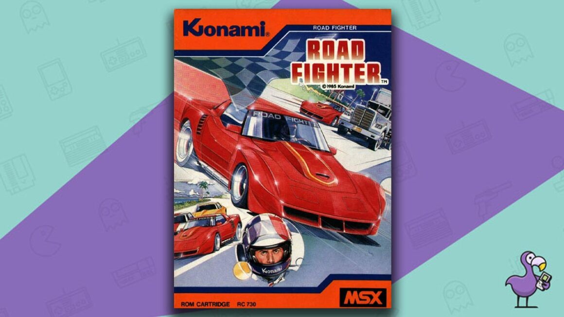 Best MSX Games - Road Fighter game case cover art