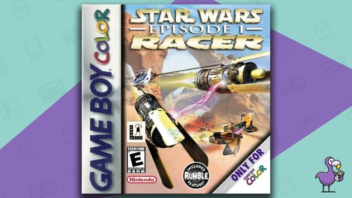 Best Gameboy Color Games - Star Wars Episode 1: Racer game case cover art