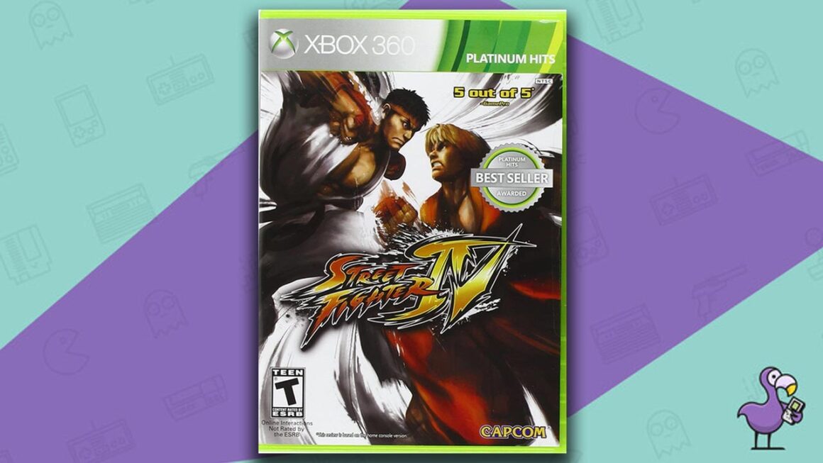 Street Fighter IV game case cover art best xbox 360 games