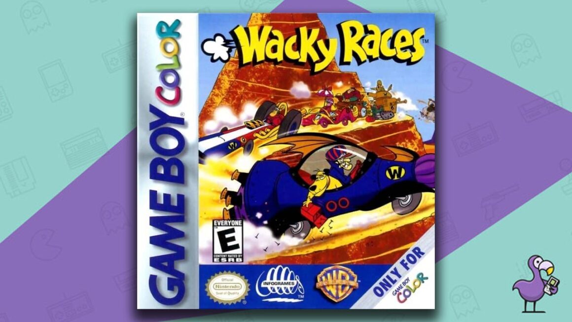 Best Gameboy Color Games - Wacky Races game case cover art