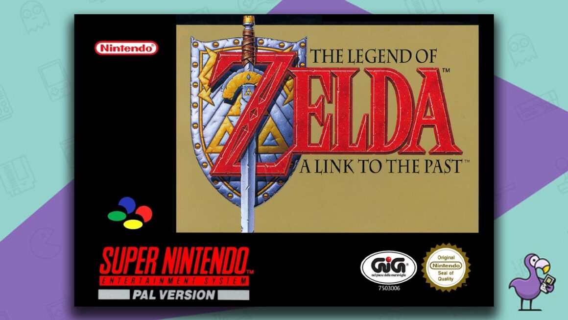 How Many Zelda Games Are There - The Legend ofZelda - A link to the past SNES game case