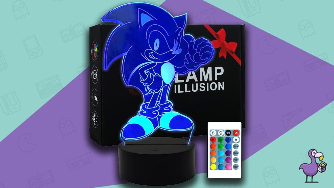 best Sonic toys - 3D sonic colour changing lamp