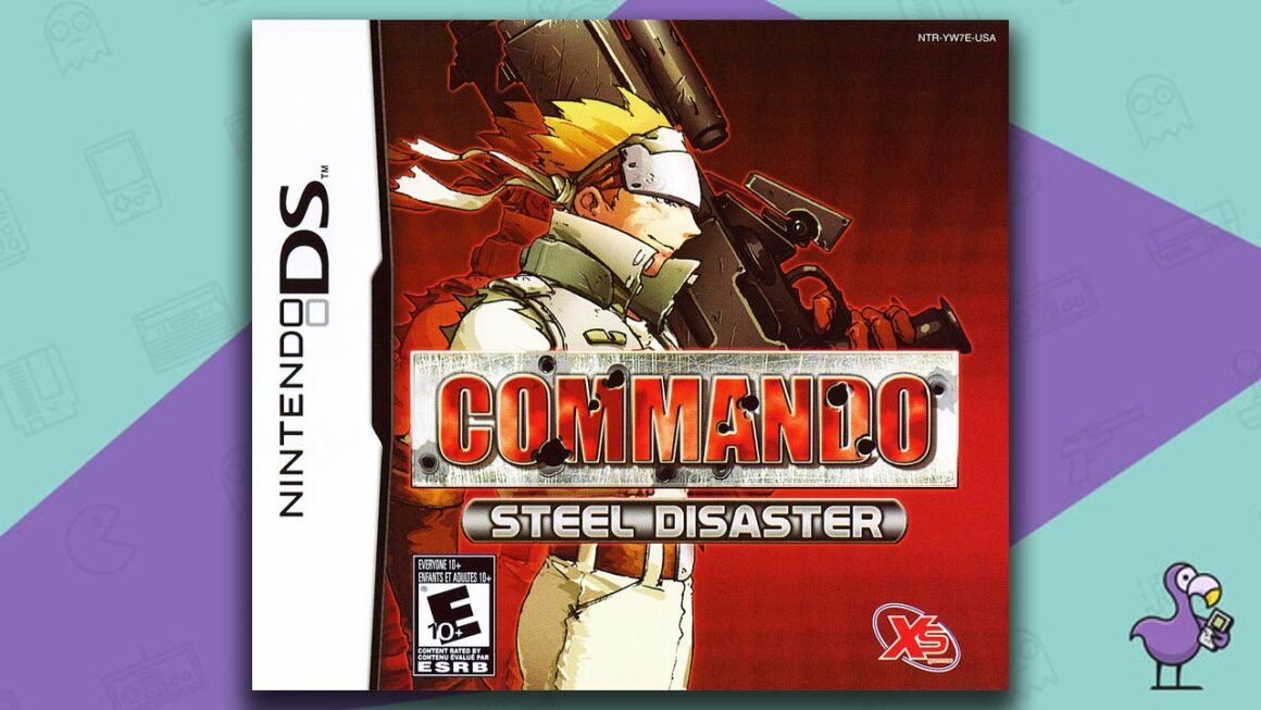 Rare Nintendo DS Games - Commando: Steel Disaster game case cover art