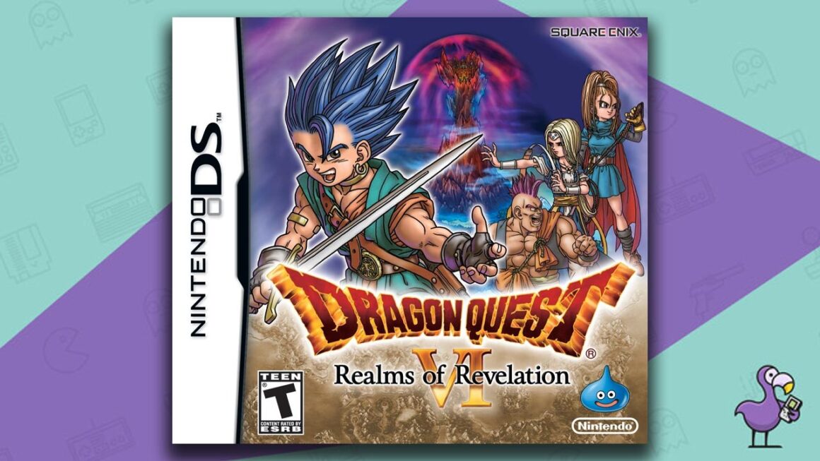 Rare Nintendo DS Games - Dragon Quest VI: Realms of Revelation game case cover art