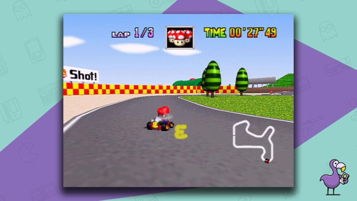How To Drift In Mario Kart 64 - Mini Boost coloured smoke
