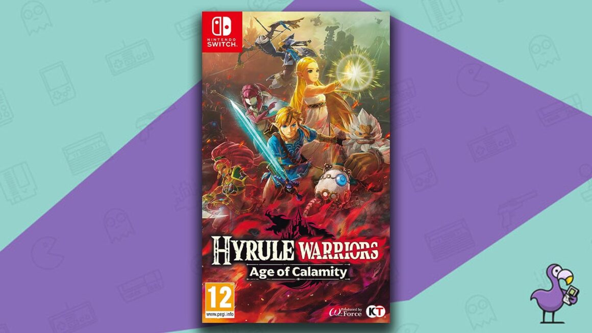 All Legend of Zelda Games in Order - Hyrule Warriors: Age of Calamity game case Nintendo Switch