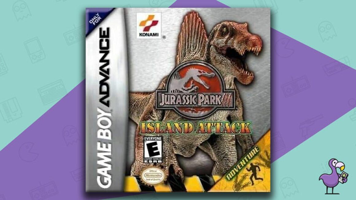 Best Gameboy Advance Games - Jurassic Park 3: Island Attack game case cover art