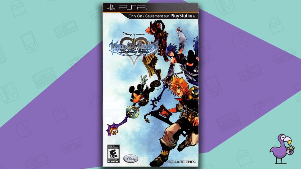 Best PSP games - Kingdom Hearts: Birth by Sleep game case cover art