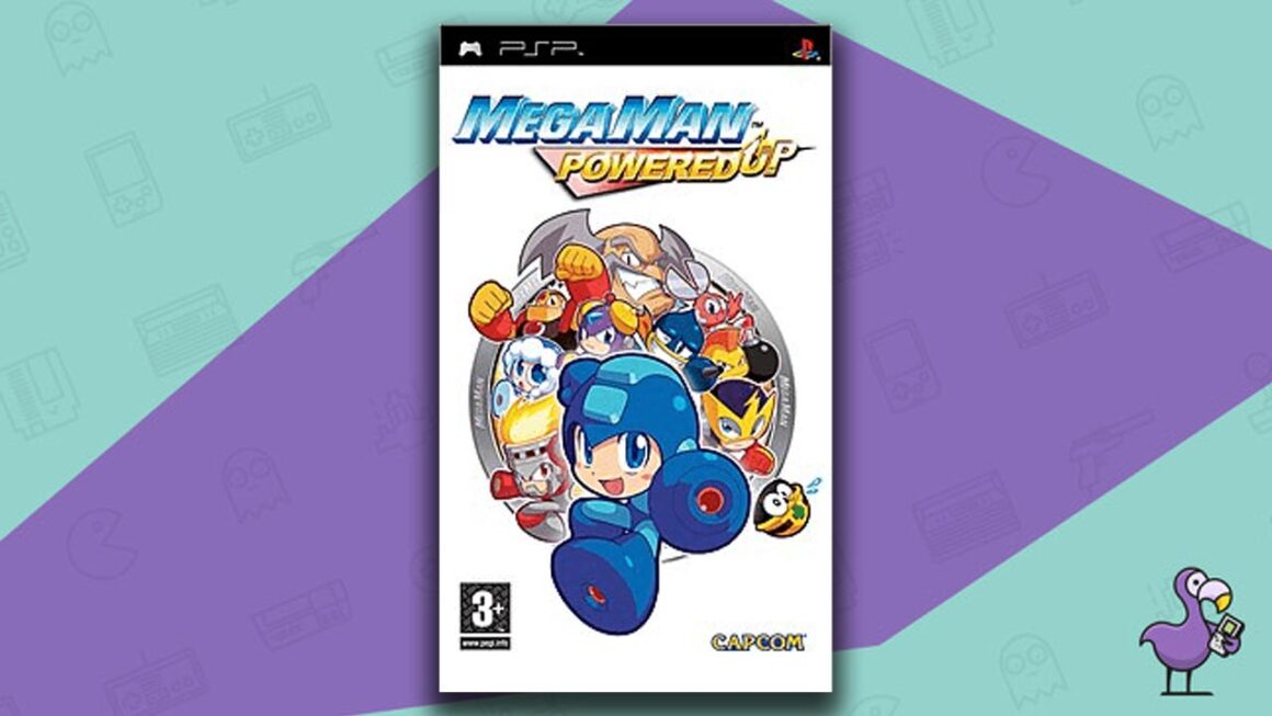 Best PSP Games - Mega Man Powered Up game case