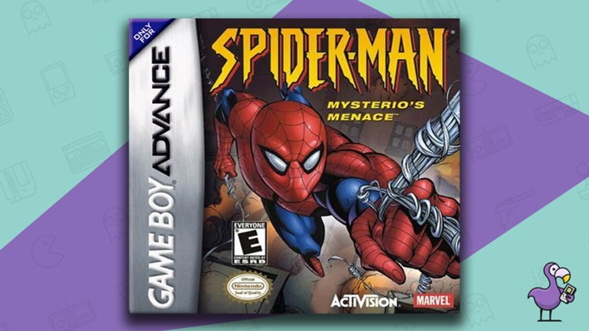 Best Gameboy Advance Games - Spiderman Mysterio's Menace game case cover art