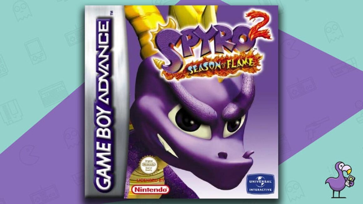 Best Gameboy Advance Games - Spyro 2 Season of Flame game case cover art