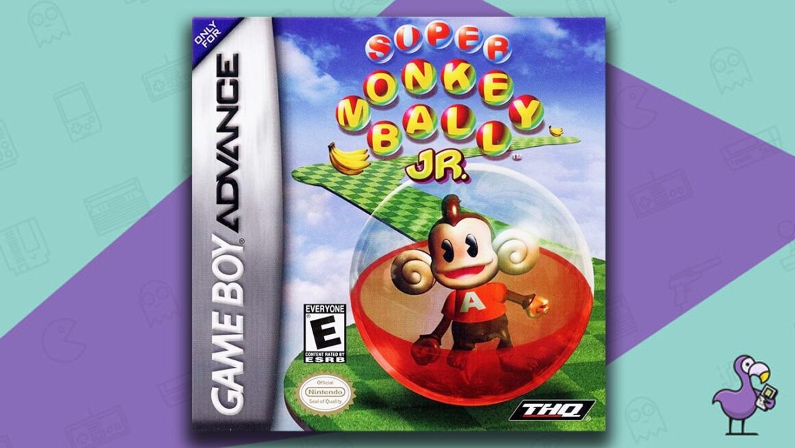 Best Gameboy Advance Games - Super Monkey Ball Jr game case cover art