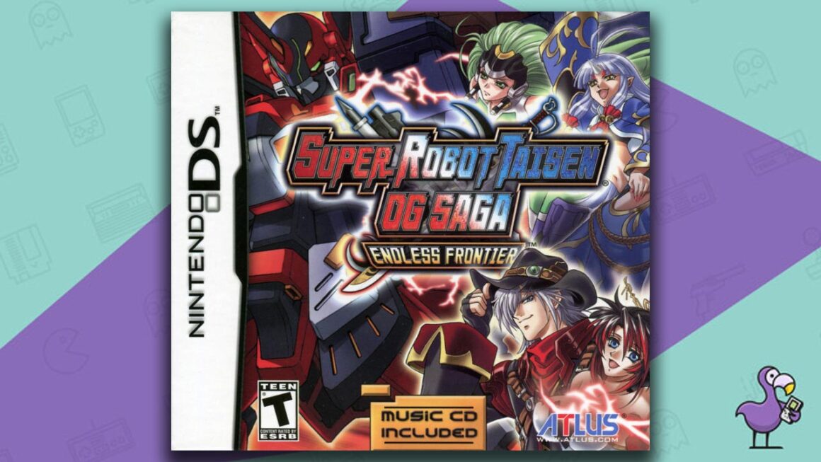 Rare Nintendo DS Games - Super Robot Taisen OG Saga: Endless Frontier game case cover art
