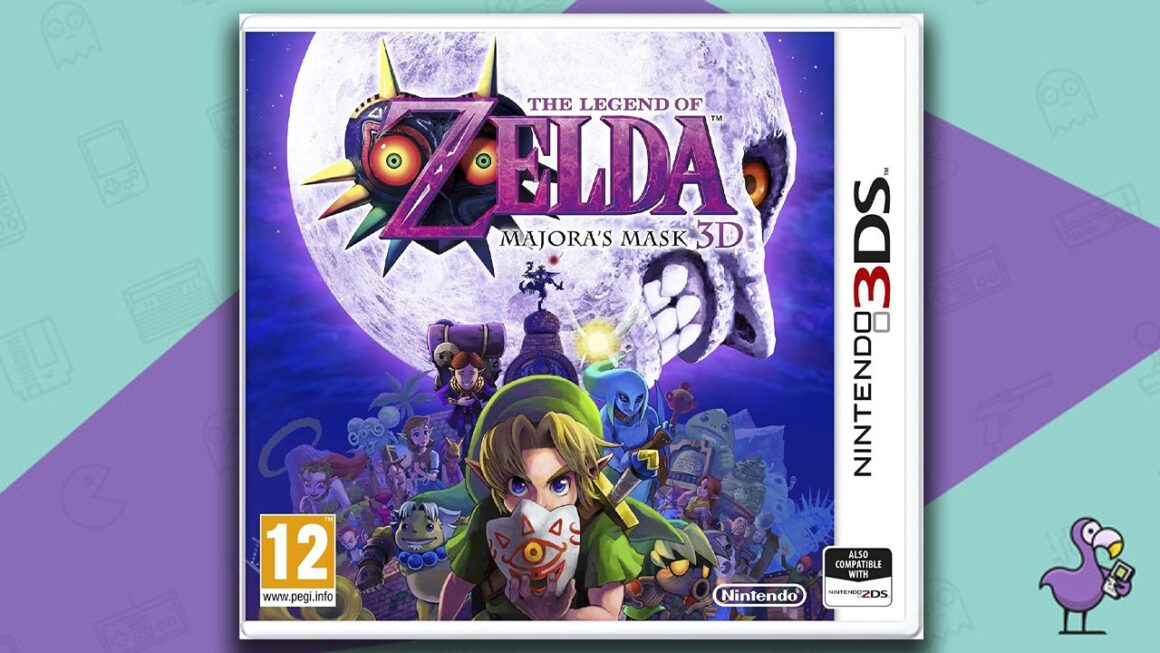 Best Nintendo 3DS games - The Legend of Zelda Majoras Mask 3D game case cover art