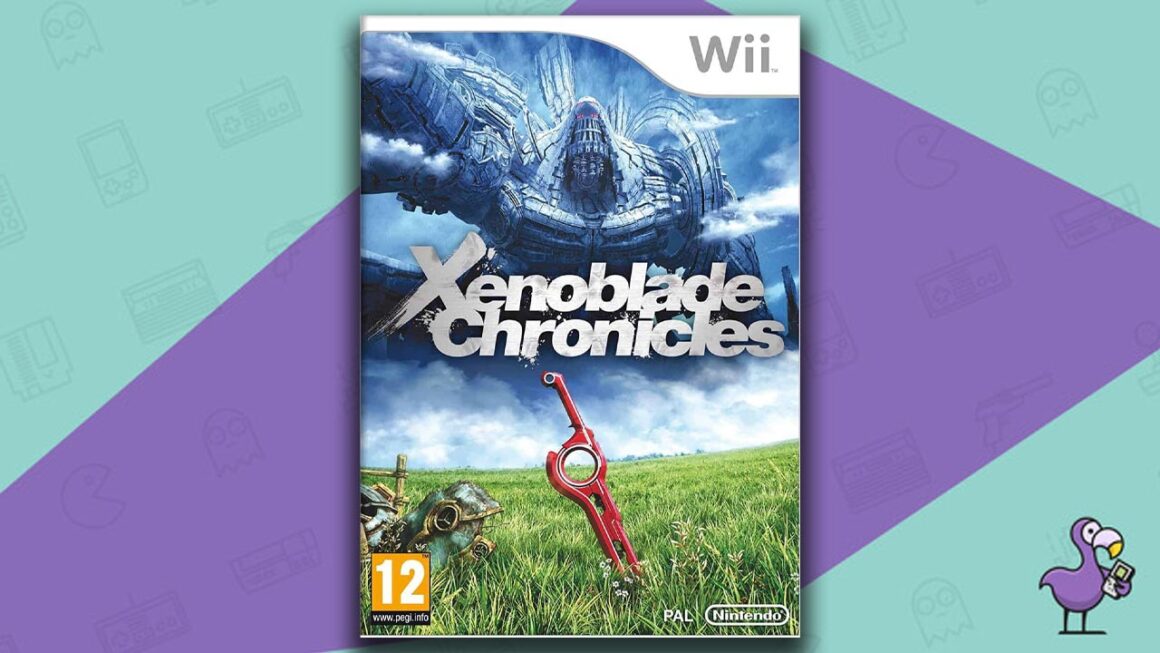 最佳JRPG -Xenoblade Chronicles Game Case Covel Art Wii