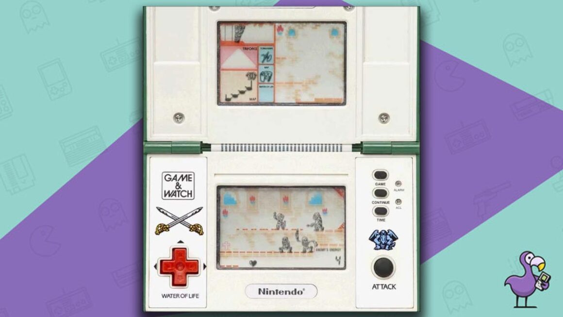 How Many Zelda Games Are There - Zelda Game & watch dual screen console