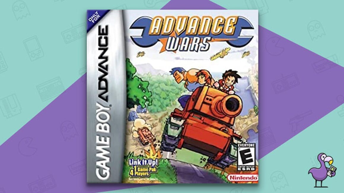Best Multiplayer GBA Games - Advance Wars game case cover art