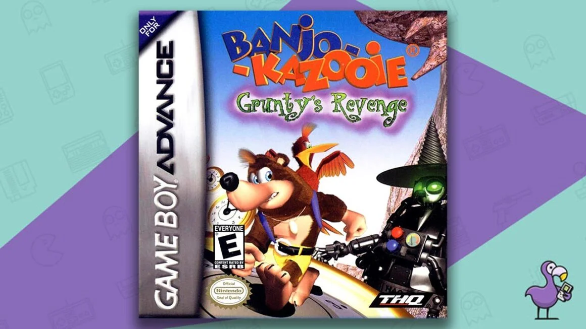 Best Gameboy Advance Games - Banjo Kazooie: Grunty's revenge game case cover art